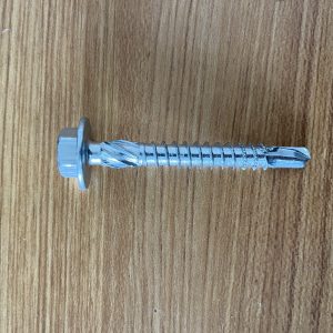 Stainless steel hexagonal drill tail self tapping screw